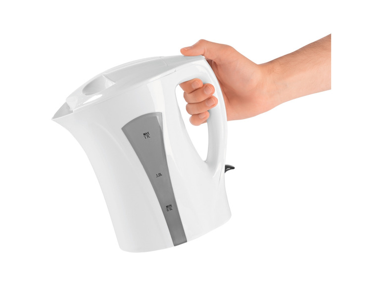 GOURMETmaxx Wasserkocher 1,7 l 2200W weiß/grau Zeitbegrenzte Promotion