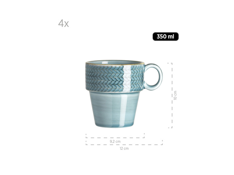 MÄSER Kaffeetassen-Set »Prospero«, 4 Stück, handbemalt Nur für heute
