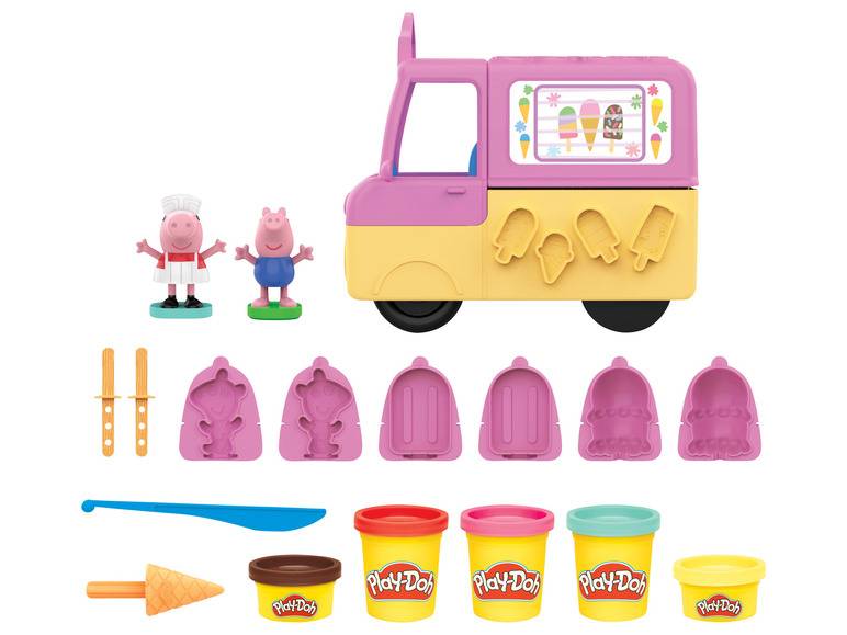 Play Doh Peppas Ice Cream Playset, mit 2 Figuren und 5 Dosen Spielknete Sonderangebot