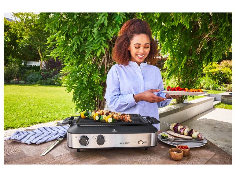 SILVERCREST® KITCHEN TOOLS Multifunktionsgrill SMEG 1600 A1, mit Kebabfunktion 2025