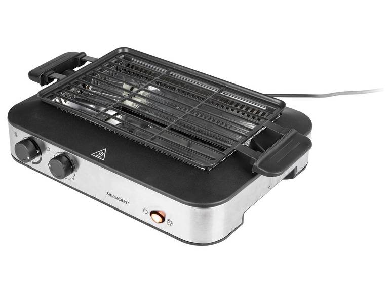SILVERCREST® KITCHEN TOOLS Multifunktionsgrill SMEG 1600 A1, mit Kebabfunktion 2025