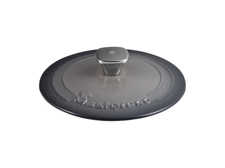 Masterpro Kasserolle, Gusseisen, mit Deckel, Ø 27 cm Rabatt