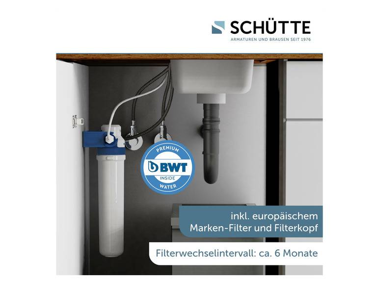 Schütte Küchenarmatur mit Filtersystem »Aquastar Pro«, mit 360° schwenkbarem Auslauf Flash Sale