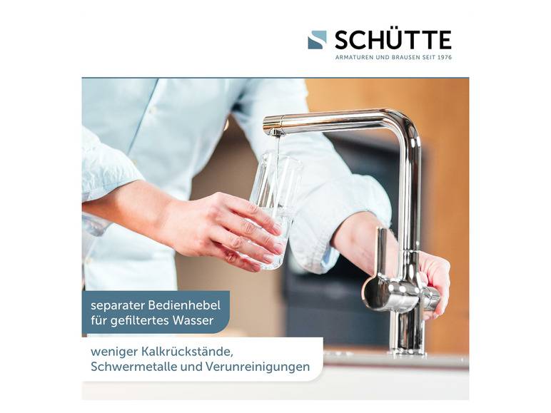 Schütte Küchenarmatur mit Filtersystem »Aquastar Pro«, mit 360° schwenkbarem Auslauf Flash Sale