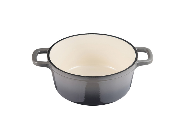 Masterpro Kasserolle, Gusseisen, mit Deckel, Ø22 cm Top Angebot