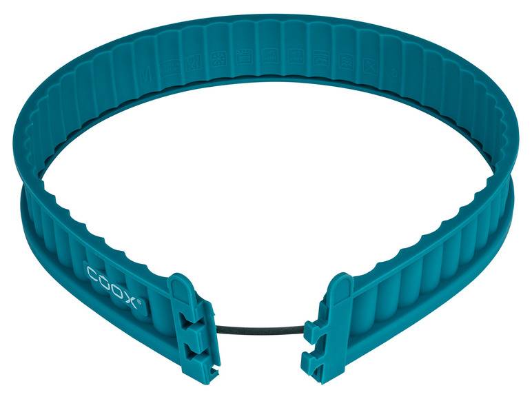 Coox Silikon-Quicheform mit Glasboden + ERNESTO® Messbecher-Set, 2-teilig Riesige Ersparnisse