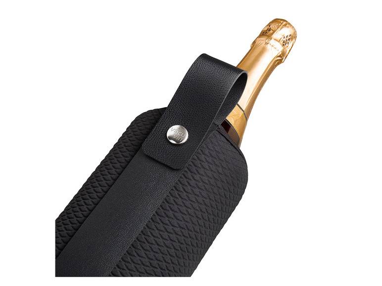 vacu vin Wein Set klassisch 4teilig + Weinkühler »Artico«, flexibel, schwarz VIP-Rabatte