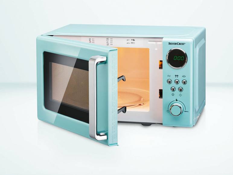 SILVERCREST® KITCHEN TOOLS Mikrowelle »SMWC 700 C1«, 17 l, 700 W türkis Günstiger Verkauf