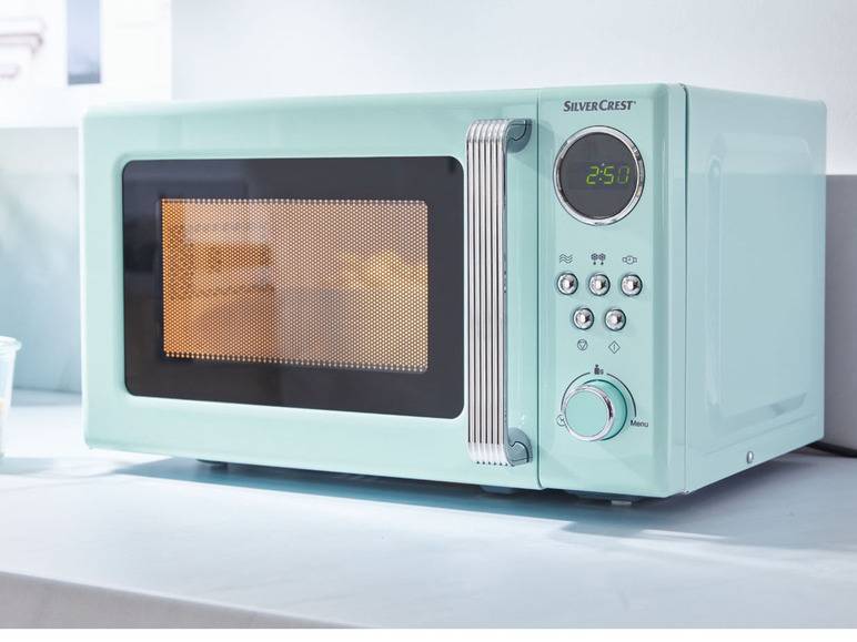 SILVERCREST® KITCHEN TOOLS Mikrowelle »SMWC 700 C1«, 17 l, 700 W türkis Günstiger Verkauf