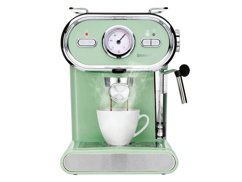 SILVERCREST® KITCHEN TOOLS Espressomaschine »SEM 1100 E1«, mint, 1100 W Bestseller