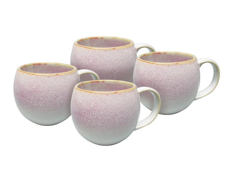 vanWell Kaffeebecher 4erSet bauchig ca. 50cl Steingut Discount Store für neue Produkte
