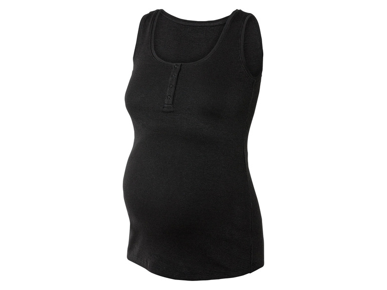 esmara® Damen Umstands-Ripptops, 2 Stück, mit Baumwolle 2025