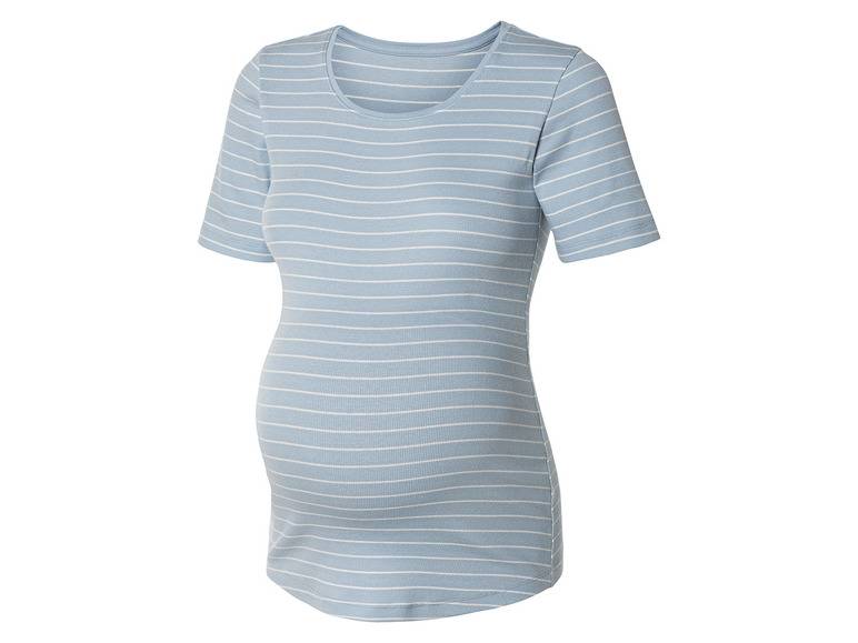 esmara® Damen Umstands-T-Shirts, 2 Stück, in modischer Ripp-Qualität Online