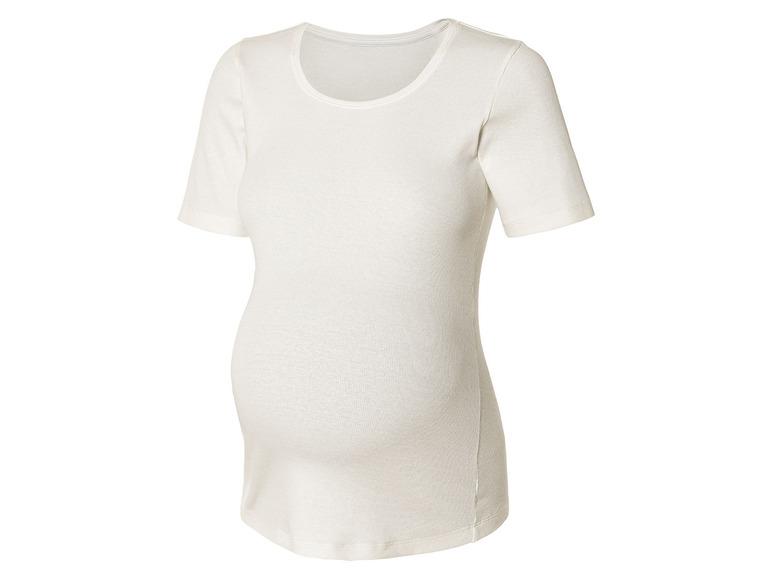 esmara® Damen Umstands-T-Shirts, 2 Stück, in modischer Ripp-Qualität Online