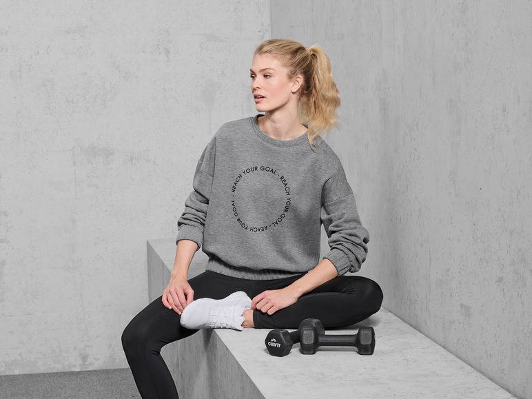CRIVIT Damen Sweatpullover, modisch kurz geschnitten Outlet