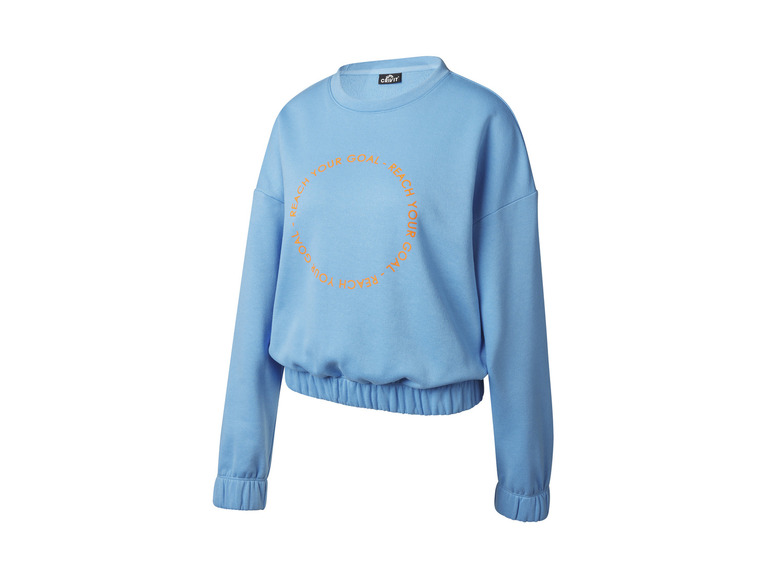 CRIVIT Damen Sweatpullover, modisch kurz geschnitten Outlet