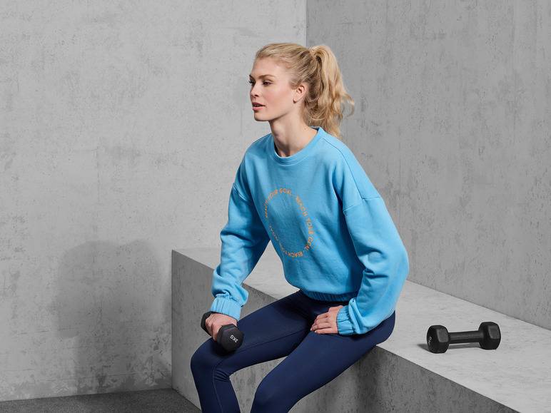 CRIVIT Damen Sweatpullover, modisch kurz geschnitten Outlet