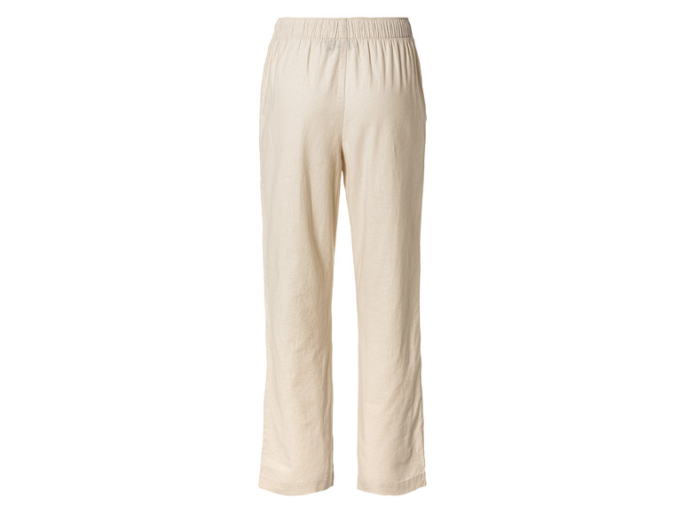 esmara® Damen Leinenhose, hohe Leibhöhe Schlussverkauf