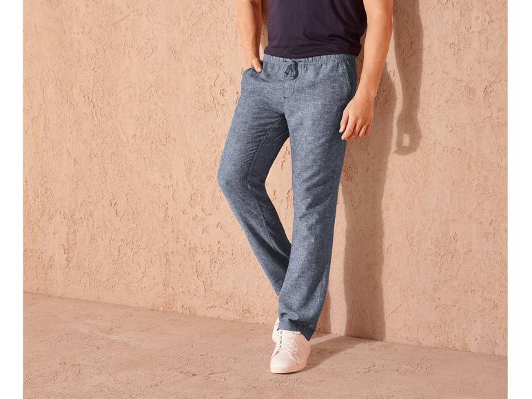 LIVERGY® Herren Freizeithose, Straight Fit, normale Leibhöhe Kostenloser Versand