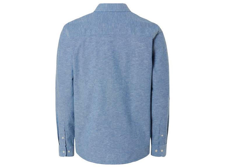LIVERGY® Herren Leinenhemd mit Kentkragen Fabrik Onlineshop