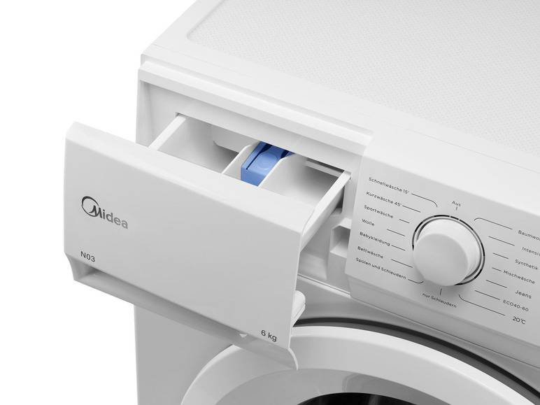 Midea Waschmaschine »MFNEW60-105«, 6 kg, EEK: E Lagerräumung