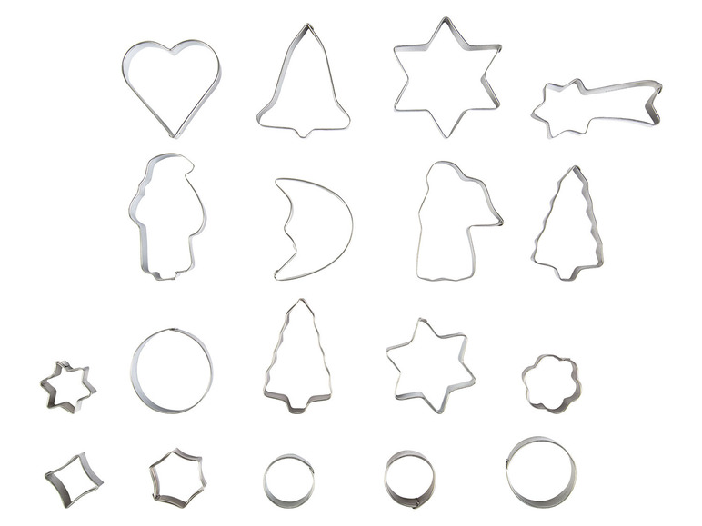 zenker Weihnachtsbäckerei Ausstecherbox, 19-teilig Räumungsverkauf
