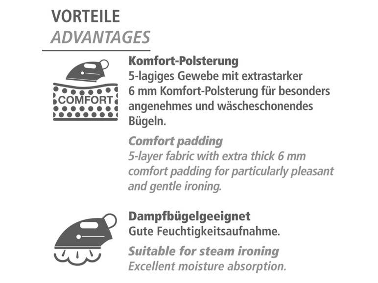 Wenko Bügeldecke »Air Comfort«, dampfbügelgeeignet Bis zu 55% Rabatt