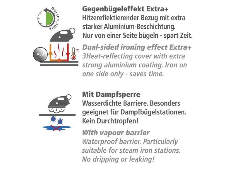 Wenko Bügeldecke »Air Comfort«, dampfbügelgeeignet Bis zu 55% Rabatt