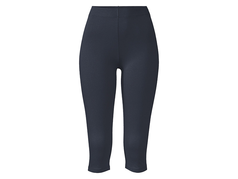 esmara® Damen Capri-Leggings, normale Leibhöhe, elastischer Bund Schlussverkauf