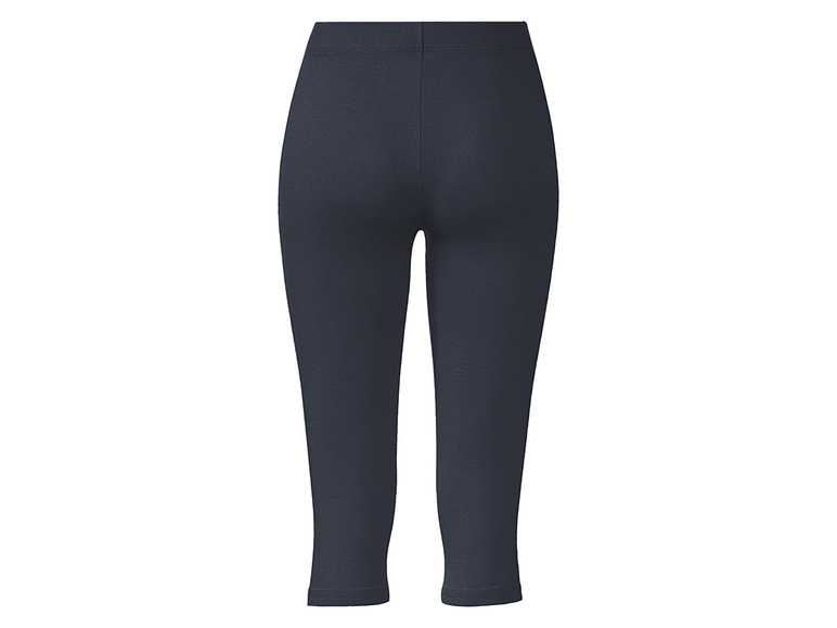 esmara® Damen Capri-Leggings, normale Leibhöhe, elastischer Bund Schlussverkauf