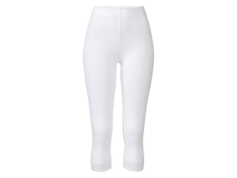 esmara® Damen Capri-Leggings, normale Leibhöhe, elastischer Bund Schlussverkauf