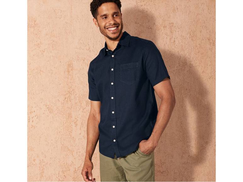 LIVERGY® Herren Leinenhemd, Regular Fit Exklusivangebot