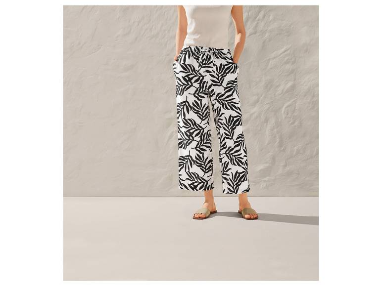 esmara® Damen Leinenhose mit normaler Leibhöhe Cyber Monday