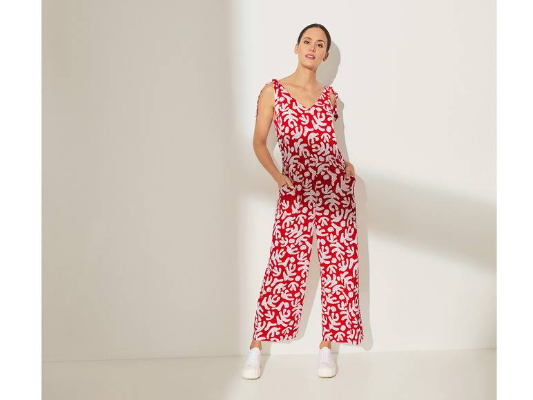 esmara® Damen Jumpsuit mit V-Ausschnitt Vatertagsangebot