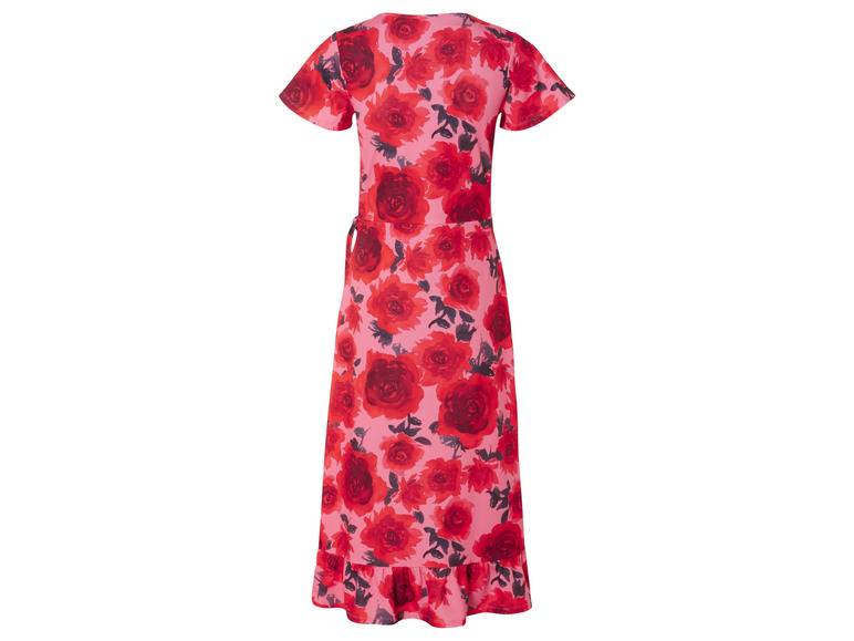 esmara® Damen Wickelkleid mit verspielten Volants Valentinstagsangebot