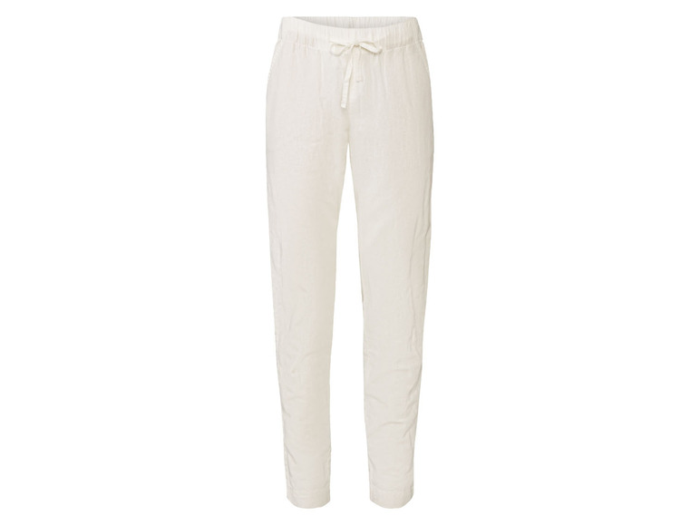 esmara® Damen Leinenhose mit Gummizugbund und Bindeband Heißer Verkauf