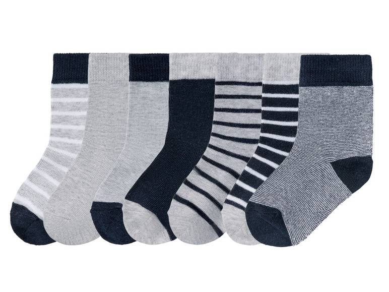 lupilu® Kleinkinder Socken, 7 Paar, mit Bio-Baumwolle Blitzangebot
