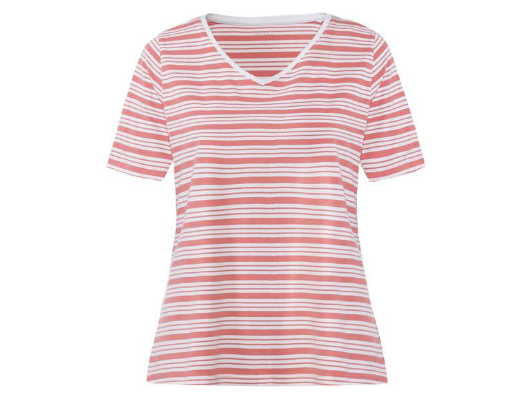 esmara® Damen T-Shirt, 2 Stück, mit hohem Baumwollanteil Saisonale Angebote