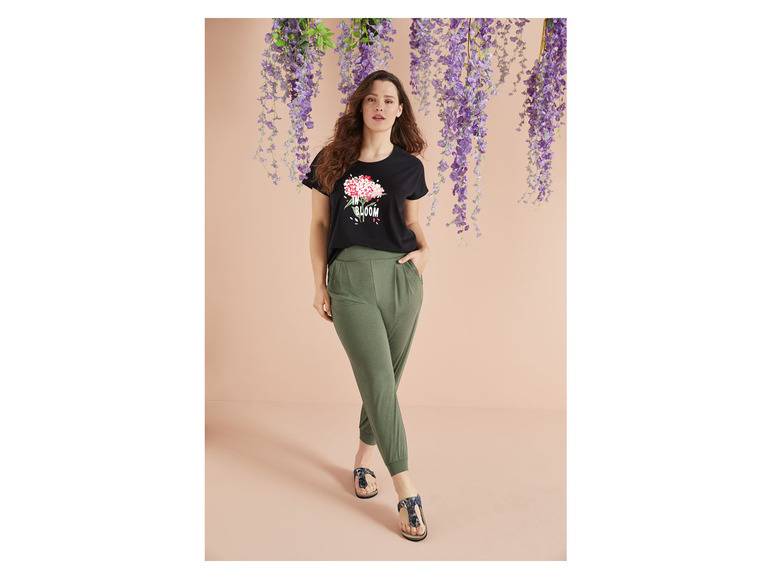 esmara® Damen Sommerhose mit Bündchen am Beinabschluss Räumungsverkauf