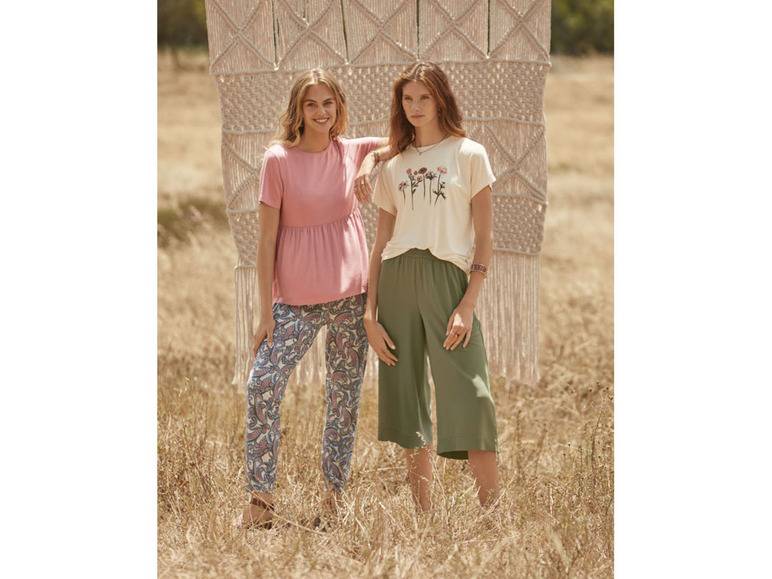 esmara® Damen Sommerhose mit Bündchen am Beinabschluss Tiefpreis