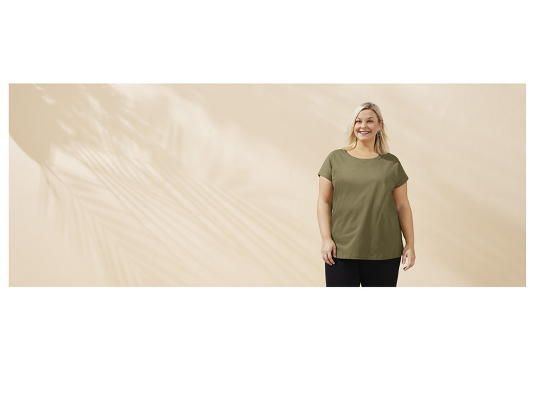 esmara® Damen T-Shirt aus reiner Baumwolle Begrenzte Freigabe