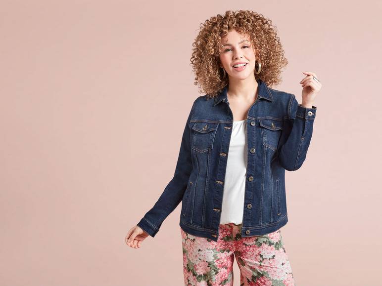 esmara® Damen Jeansjacke, leicht tailliert geschnitten Zeitbegrenzte Promotion