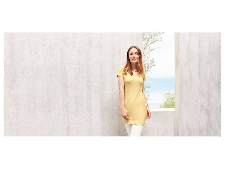 esmara® Damen Longshirt, figurbetont aus Stretchjersey Bis zu 60% Rabatt