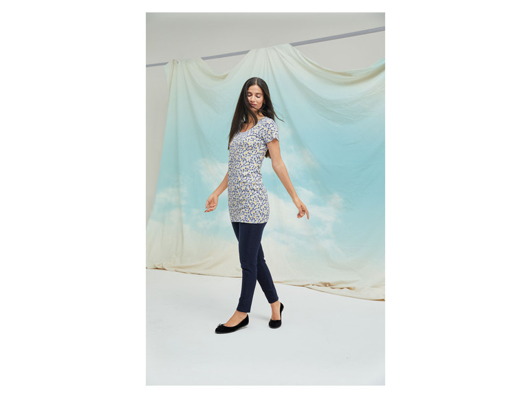 esmara® Damen Longshirt, figurbetont aus Stretchjersey Bis zu 60% Rabatt