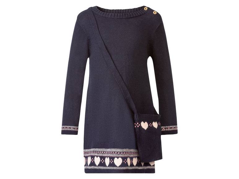 lupilu® Kleinkinder Strickkleid, mit Umhängetäschchen Vierteljährliche Förderung