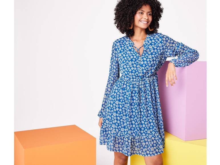 esmara® Damen Kleid, leger geschnitten Nur noch ein Tag übrig