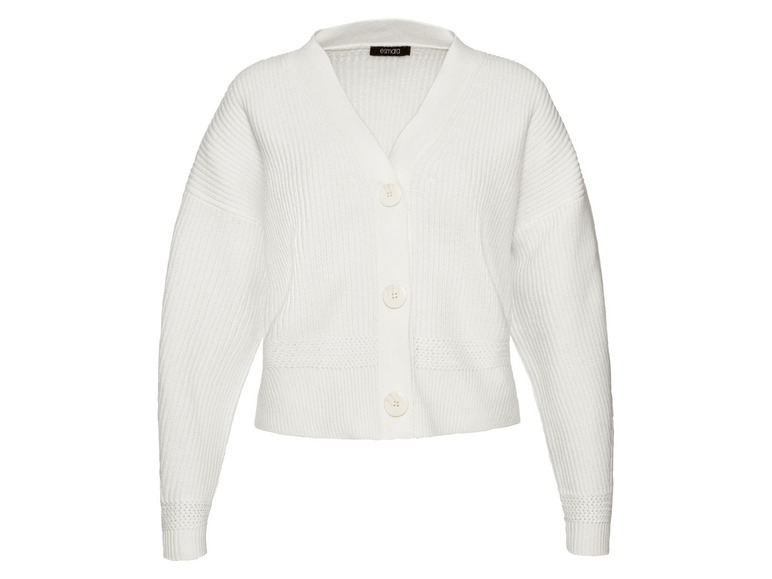 esmara® Damen Cardigan, mit klassischem Patentmuster 50% Rabatt mit kostenlosem Versand