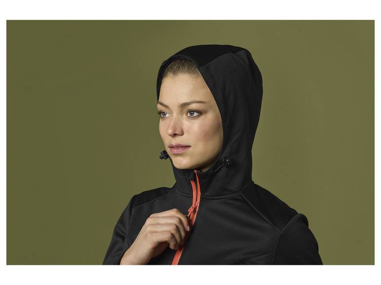 Rocktrail Damen Softshellmantel, verlängerte Rückseite zollfrei
