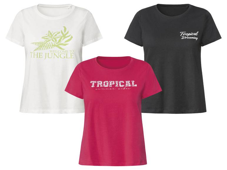 esmara® Damen T-Shirt, tailliert geschnitten, mit Print Verkauf