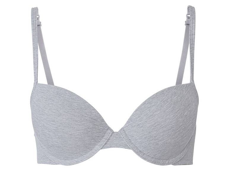 esmara® Damen Bügel BH, 2 Stück, mit hohem Baumwollanteil Günstiger Verkauf